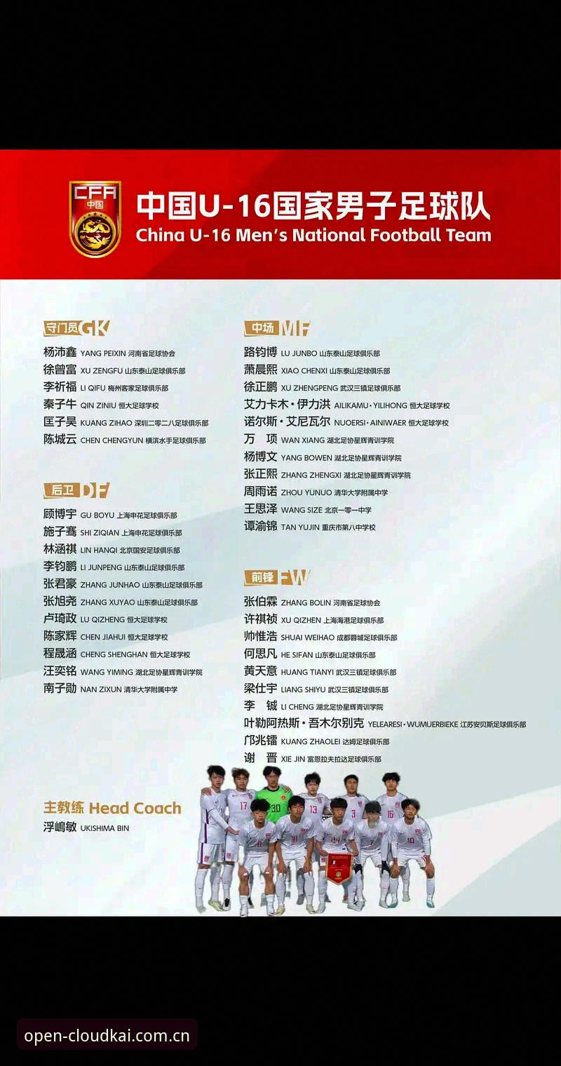 掌握U17国足世界杯分组结果，云开体育用户必备观赛攻略